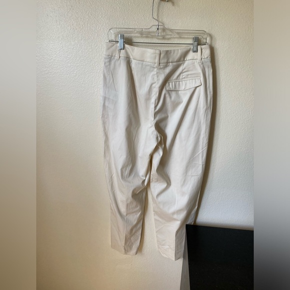 J.Crew Women’s Willa straight-leg lightweight chino pant Size 6 Cream Ankle NWT - Picture 4 of 10